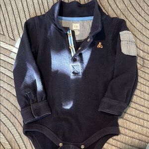 GAP Navy Blue Polo Bodysuit